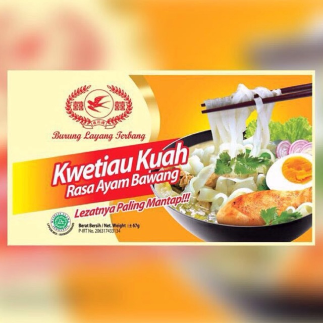 

Kwetiau kuah instan