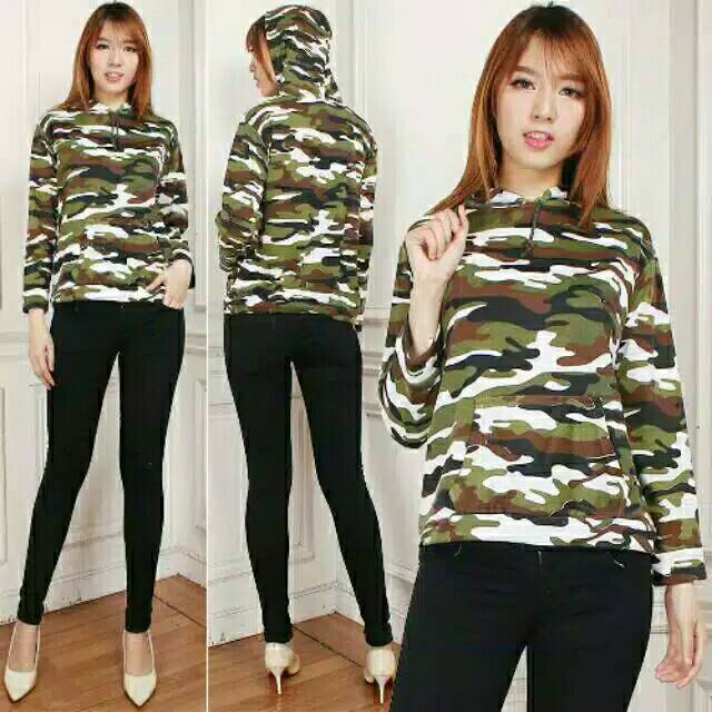 SWEATER ARMY / LORENG FIT TO XL