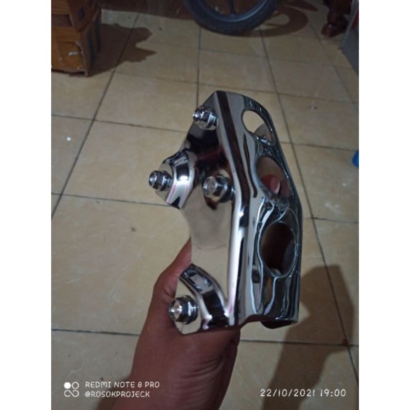 SET BAUT PANGKON MESIN MEGAPRO SUDAH CHROME
