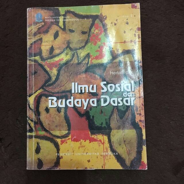 Jual Modul Universitas Terbuka UT ILMU SOSIAL DAN BUDAYA DASAR MKDU4109 ...