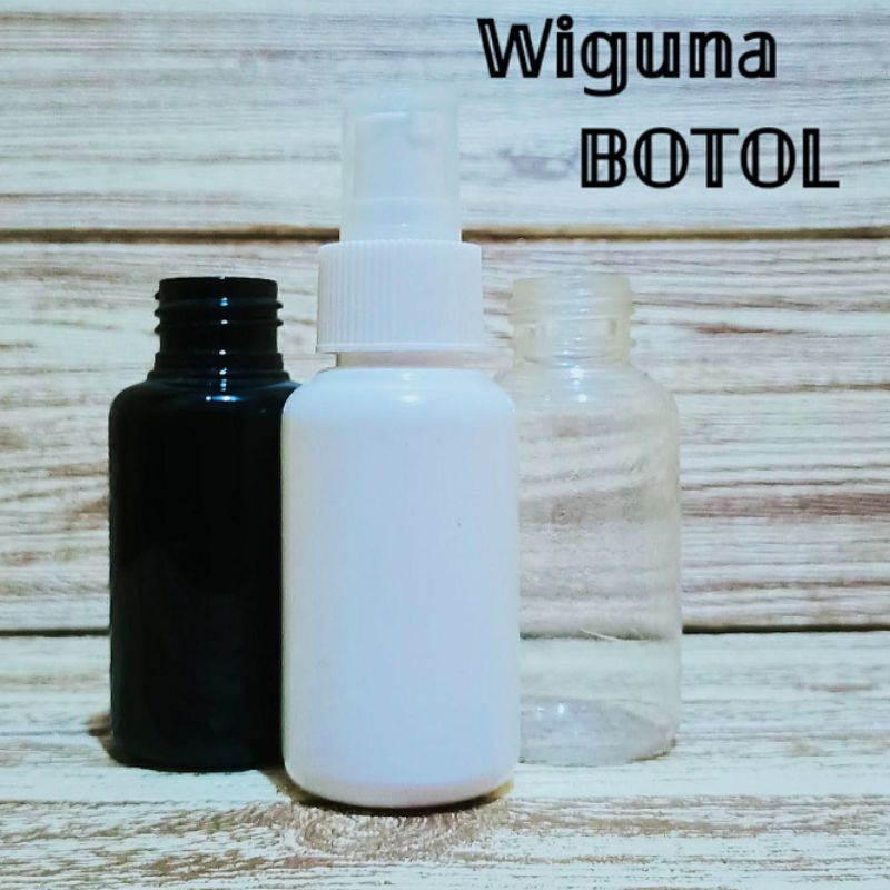 Botol Pump Treatment 70ml / Botol Tubular 70ml Tutup Pump Treatment