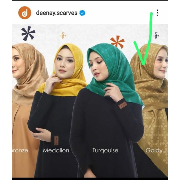 pesanan mba yayu 3 buah hijab deenay