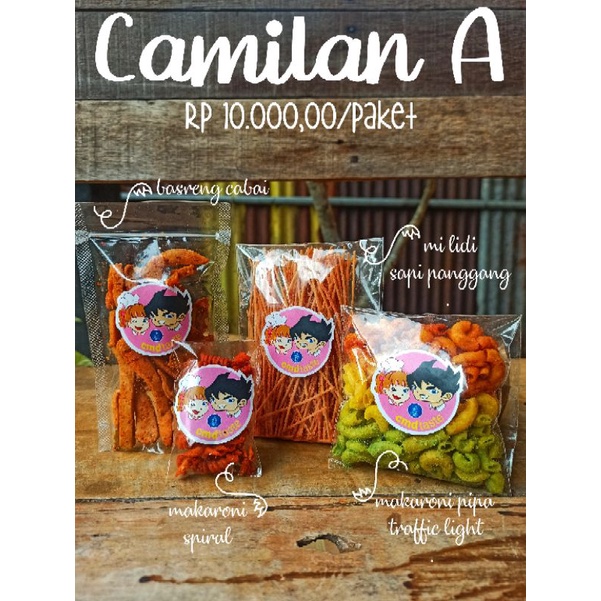 

Paket Camilan Kekinian Serba 10rb (Seri A)