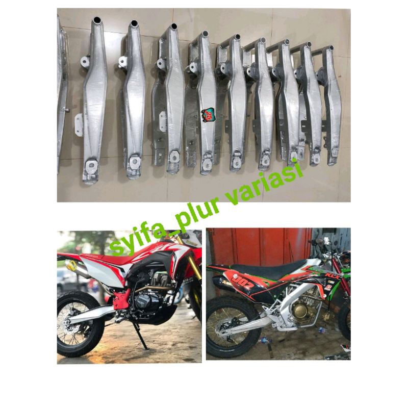 swing arm CRF 150 dan KLX 150 Custom KTM panjang 66cm