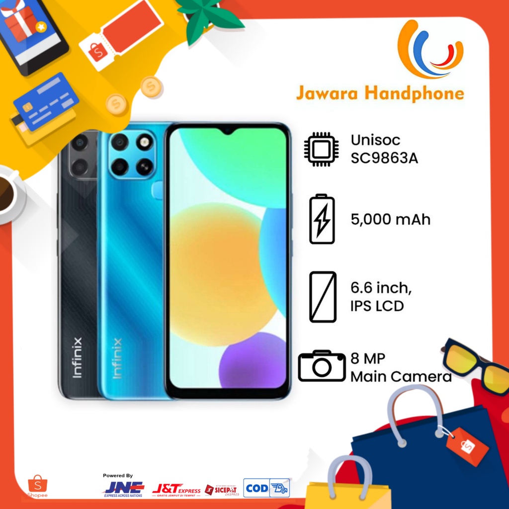 infinix smart 6 nfc 2 32 garansi resmi