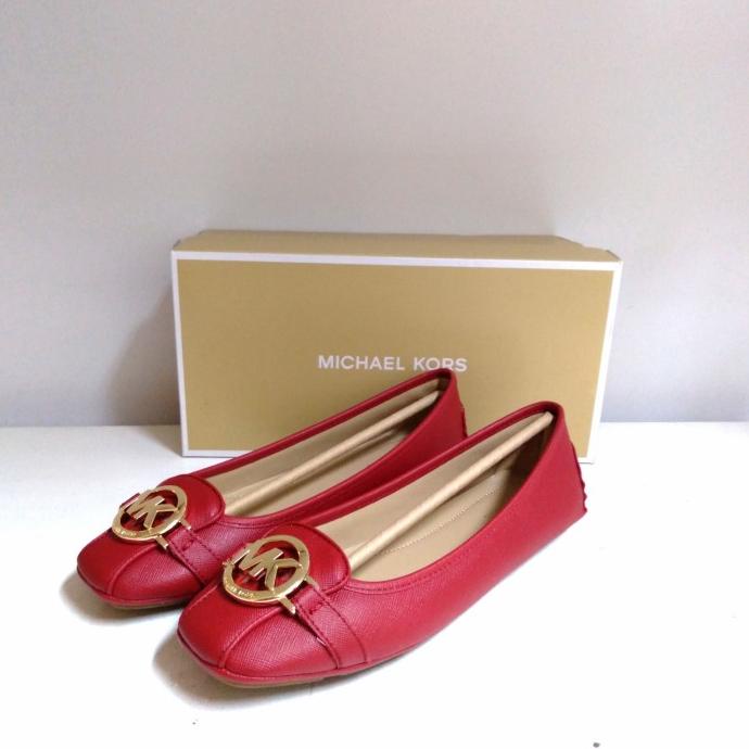 MK FULTON SCARLET ORIGINAL FLAT SHOES FGHJ643546
