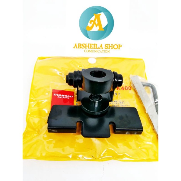 Bracket Jepit antena Radio Rig mobil k400 diamond