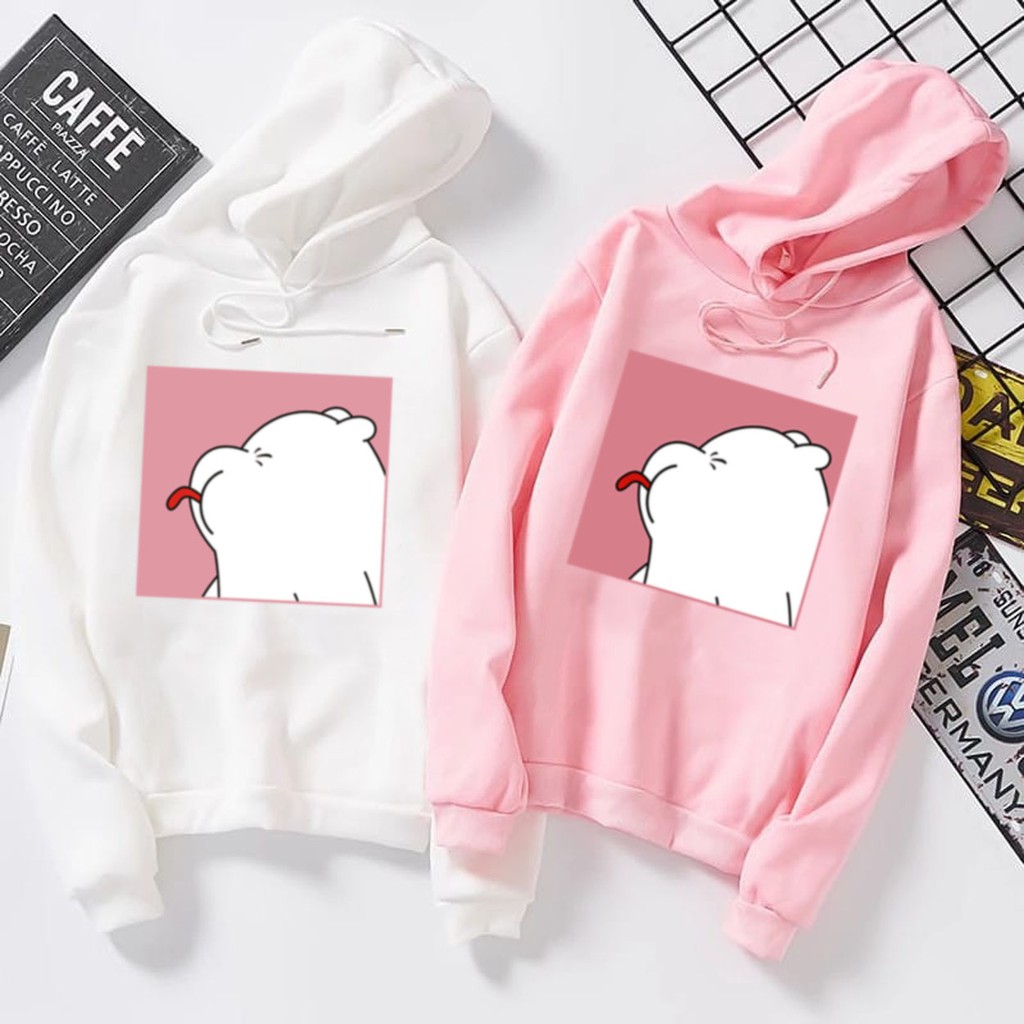 Bess - Sweater Hoodie Murah / Sweater Hoodie Wanita BEAR WK