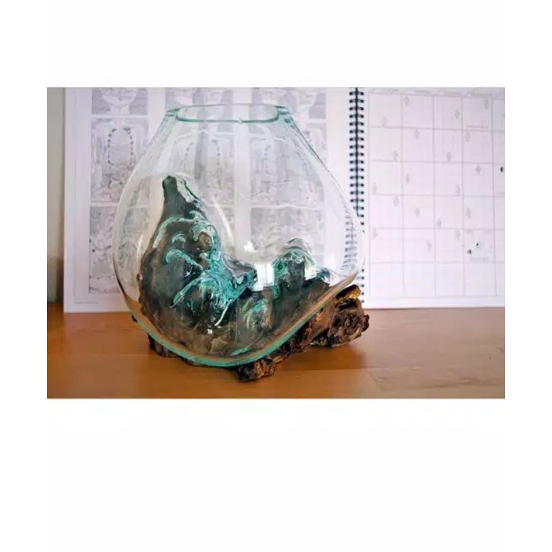 AQUARIUM KAYU/AQUARIUM IKAN HIAS/VAS BUNGA