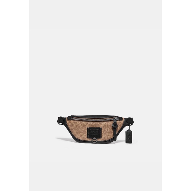 Tas waistbag  Pria coach Signature Brown original