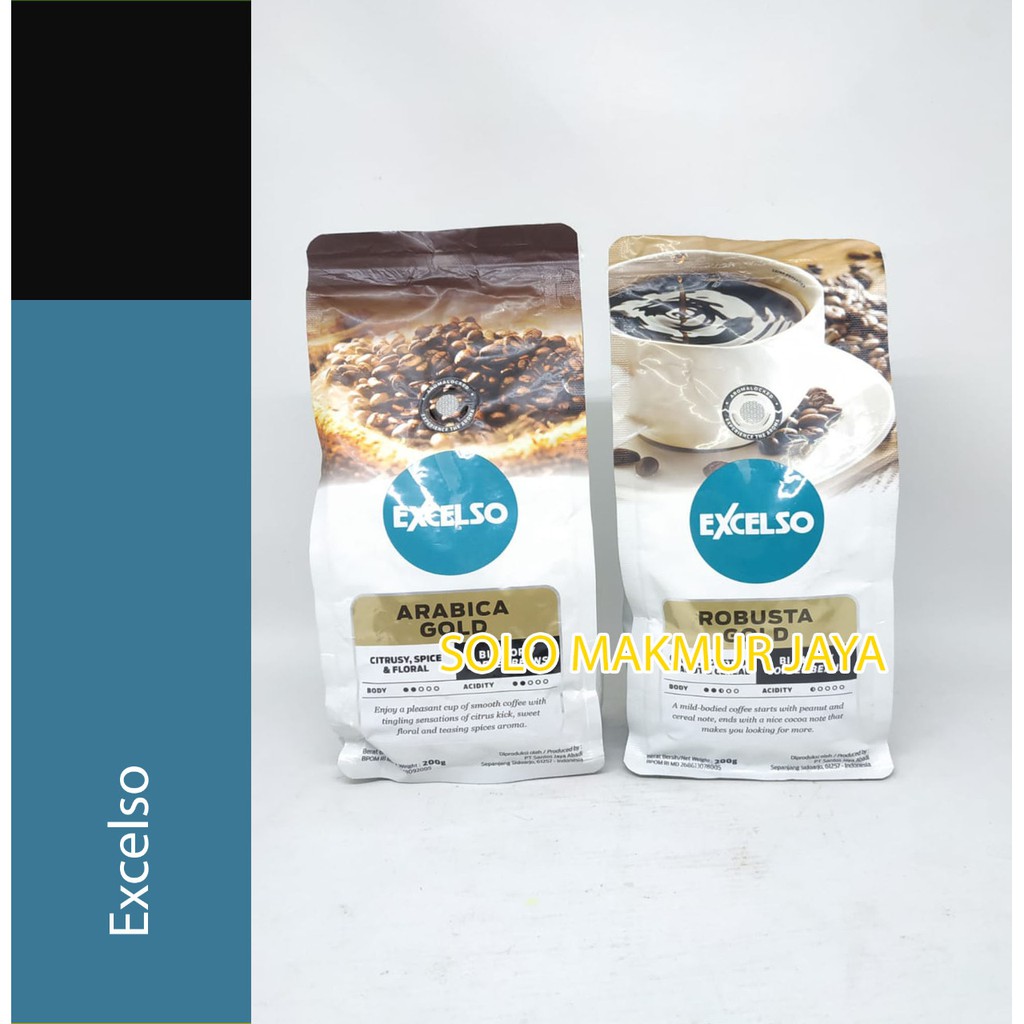 Jual Excelso Biji Kopi Arabica Gold Robusta Gold G Indonesia Shopee