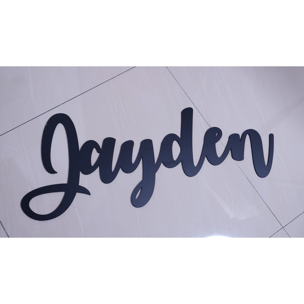 Wooden Name Plaque