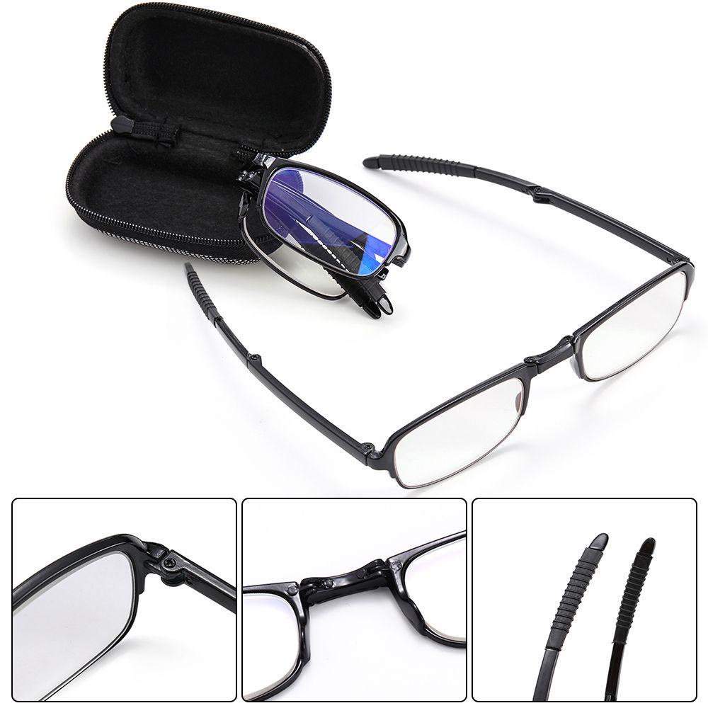 R-flower Kacamata Baca TR90 Portable Compact Eyewear Lipat