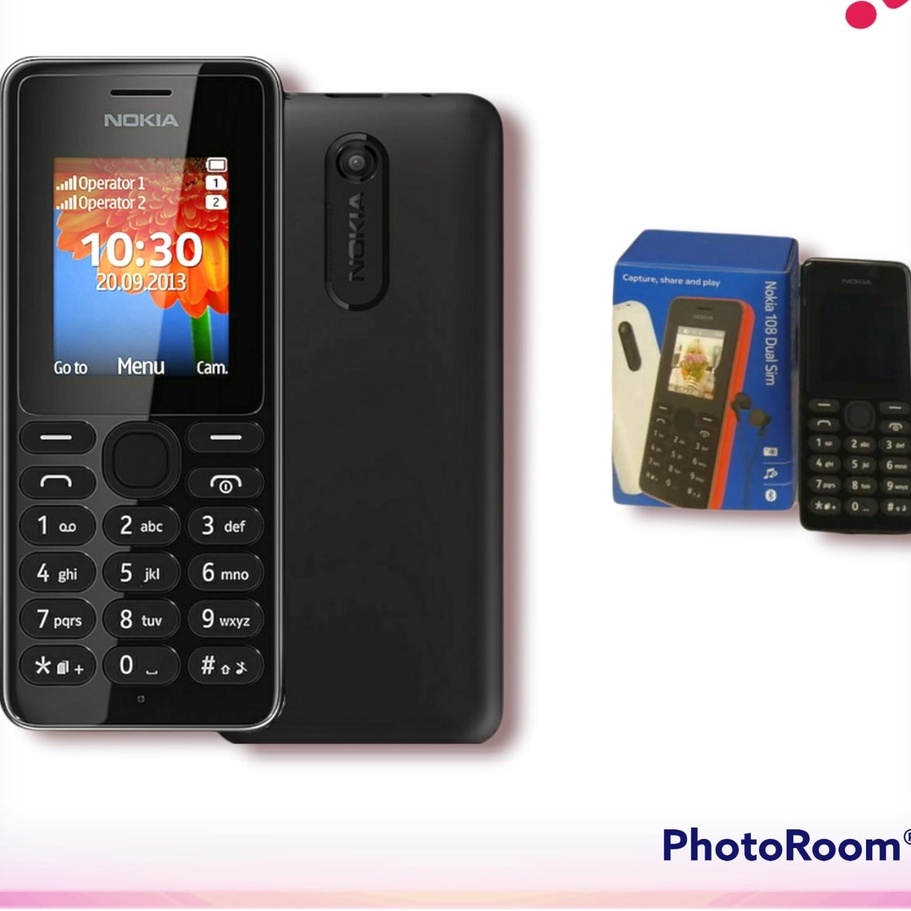 HANDPHONE NOKIA 108 VARIASI WARNA HITAM