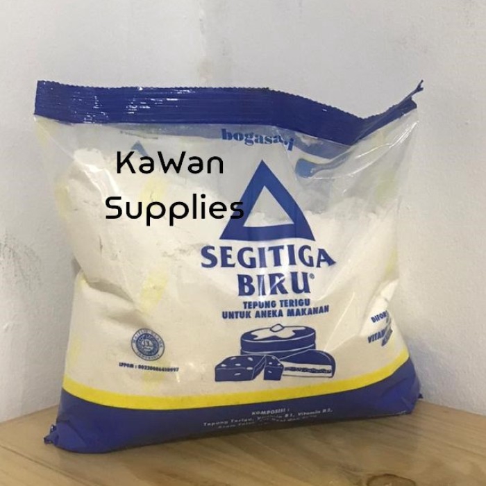 TEPUNG SEGITIGA BIRU BOGASARI ECOPACK 500GR 1 KARTON