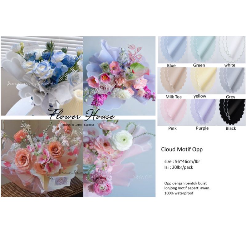 

(Lembaran) Cloud Motif Cellophane