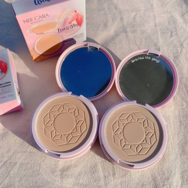 NEE CARA Unicorn Pressed Powder #N663 Thailand / Compact / Bedak Padat / Silky Smooth Oil Absorbing