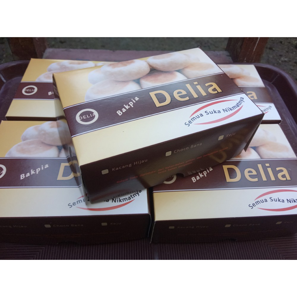 

BAKPIA DELIA PAKET 1KG / 3 KOTAK RASA COKLAT LEGIT