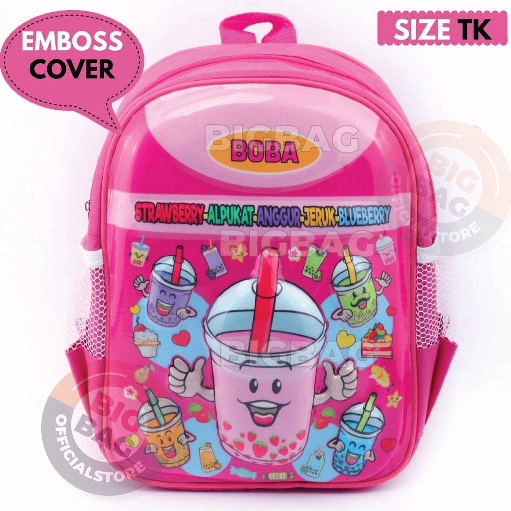 RANSEL EMBOSS - RANSEL TIMBUL RANSEL BOBA TK - RANSEL BOBA LUCU - RANSEL BOBBA - TAS BOBA - RANSEL ANAK - RANSEL SEKOLAH ANAK