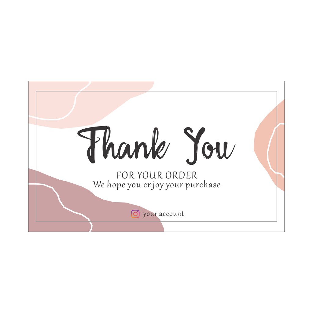 

Thankyou Card Type 1