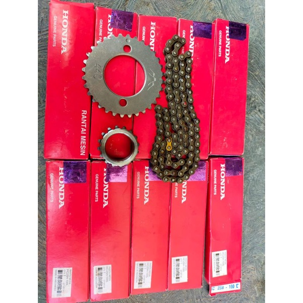 rantai kamprat keteng set gigi sentrik gl pro series kamprat 100&102 pnp gl MP tiger