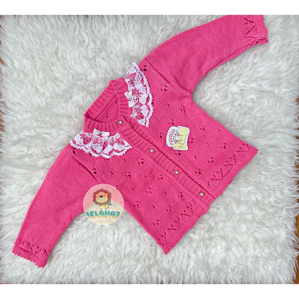 Jaket Bayi Rajut Onnea Warna Topi Laki Perempuan-14