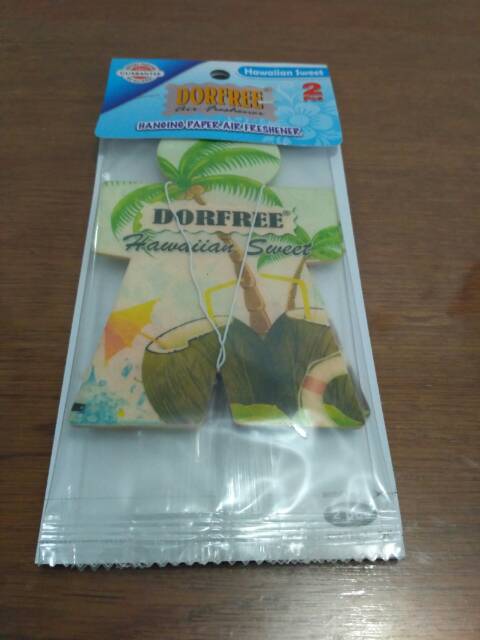 PASTI MURAH - PARFUM MOBIL -  Dorfree hanging paper air freshener isi 2pcs - PENGHARUM - DORFRE