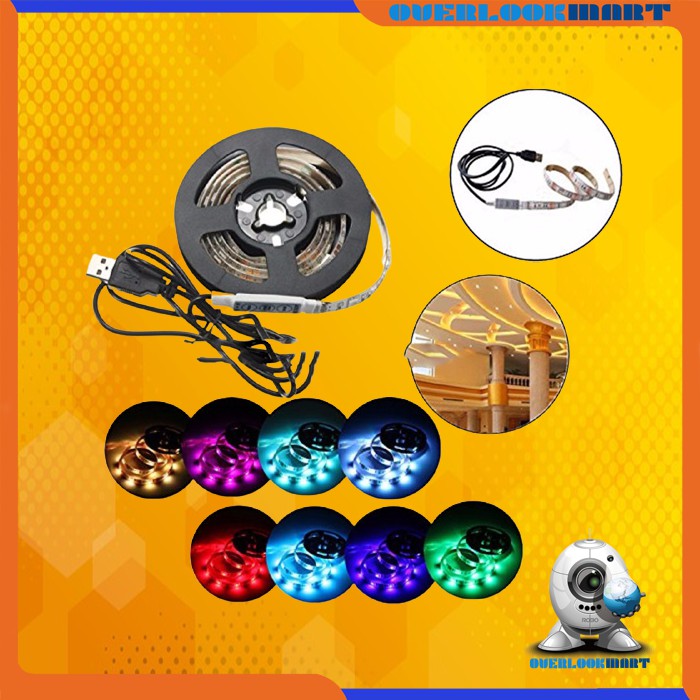 Led Strip RGB 5050 Waterproof + USB Controller
