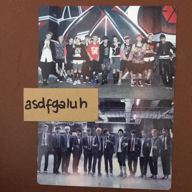 Unofficial EXO OT12 Growl Photocard