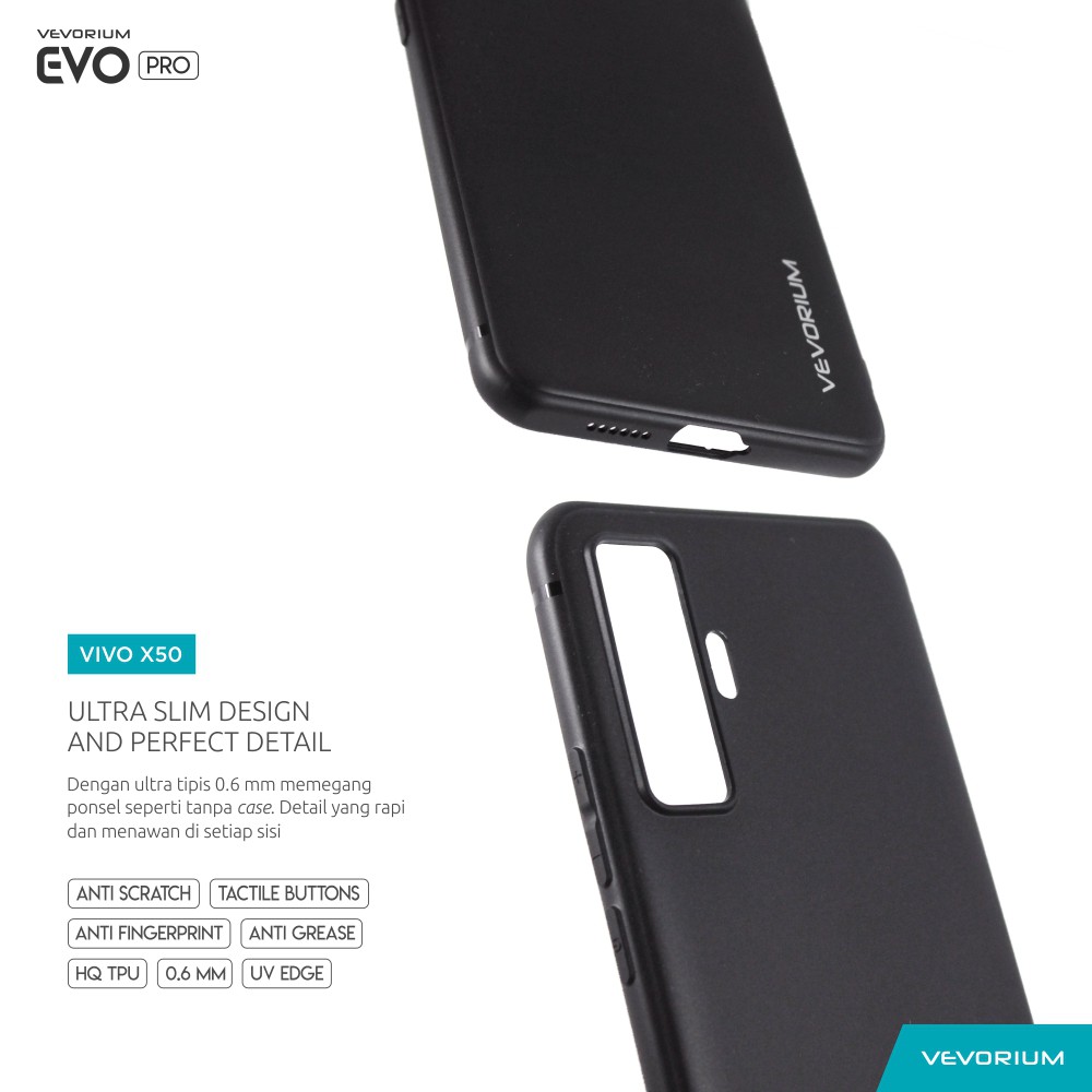 VEVORIUM EVO PRO VIVO X50 Biasa VIVO X50 PRO Soft Case Softcase Matte