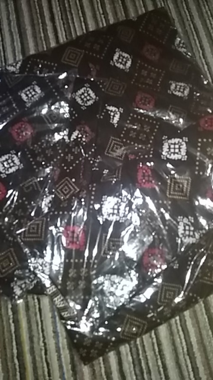 Batik Pria Lengan Panjang Batik Azmil Hrb026 Motif Keratonan Kode 002 Size M L Xl Xxl Reguler