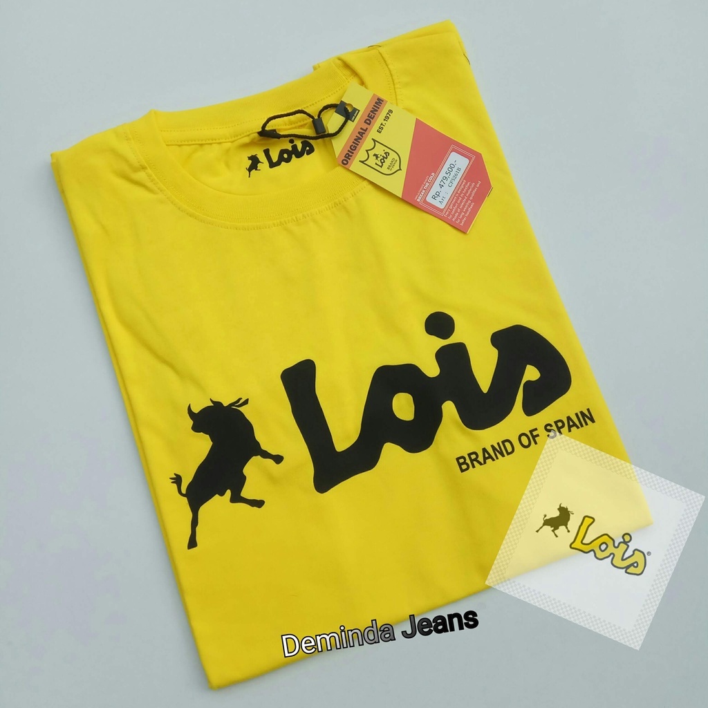 Kaos Pria Lengan Pendek LOIS Size M L XL XXL Tshirt Outfit Of The Day