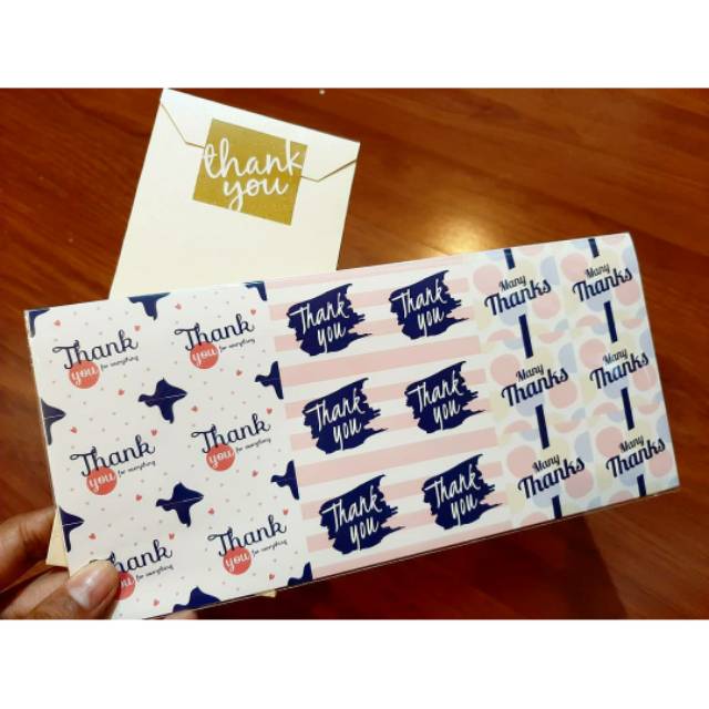 

Sticker Thank you Mini Sticker Terimakasih/souvenir/card READY STOCK