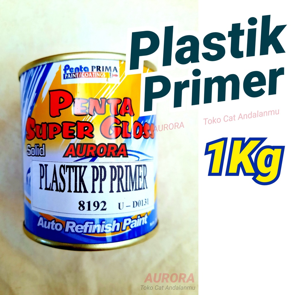 

PP Plastik Primer 1Kilo Penta Super Gloss untuk Dasaran Plastic Kasar Kulit Jeruk Dasbor Spion Slebor Belakang 1Liter Epoxy Kasar Jeruk Dhasboard Plastik 1kg