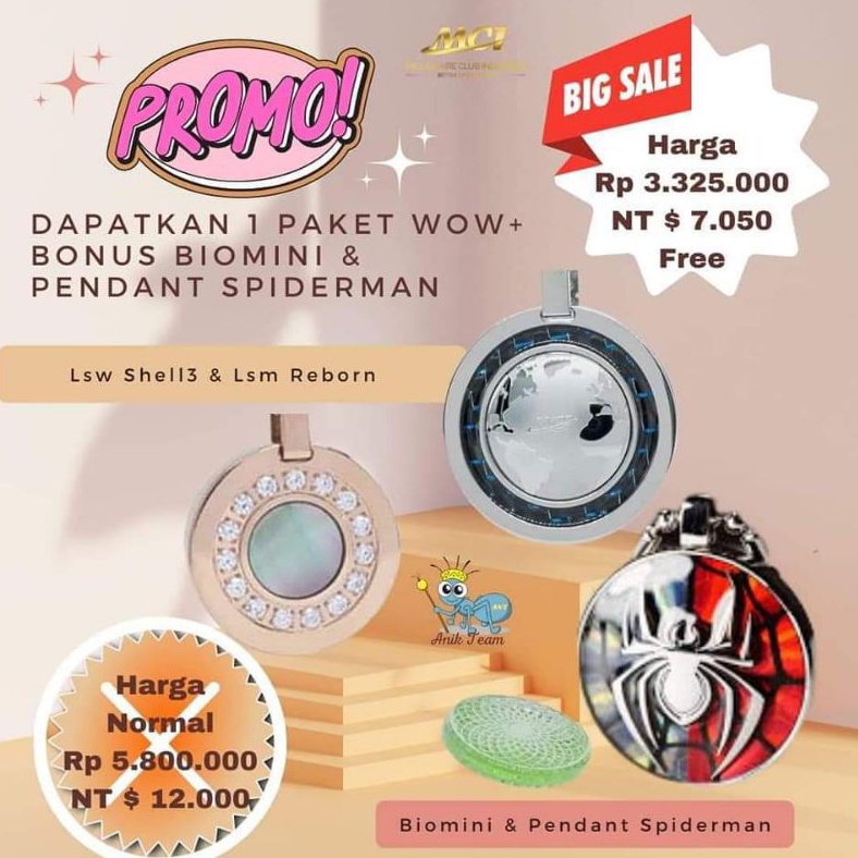 Paketan Kalung Kesehatan MCI + member