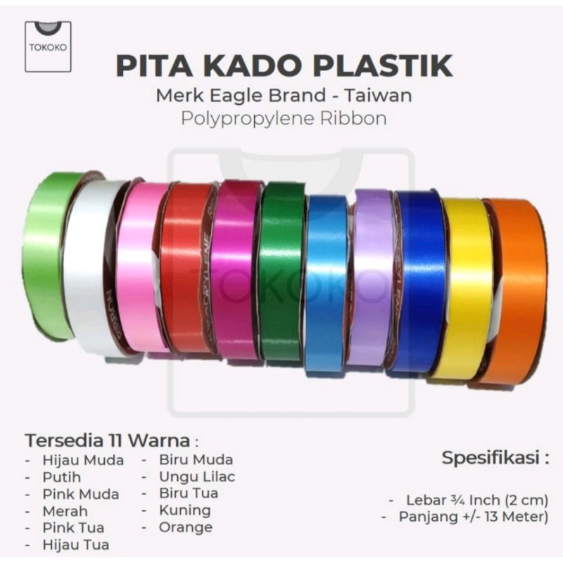 

Pita KADO GULUNG 2 inch atau 1,8cm