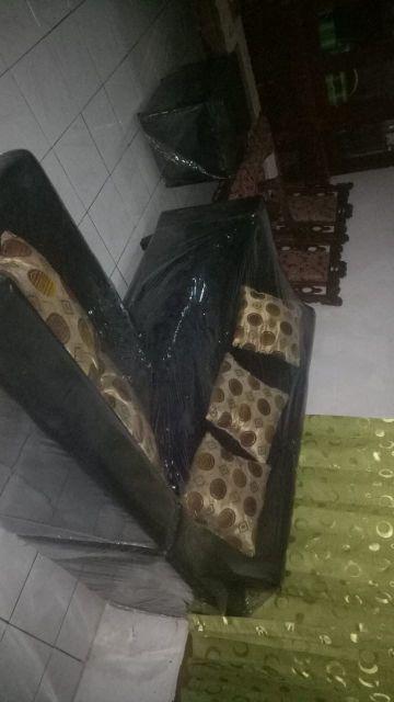 Sofa L Putus Minimalis + Meja (harga Obral)
