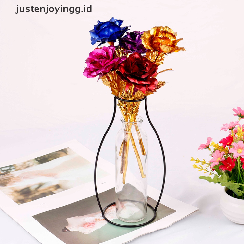 // justenjoyingg.id // 24k gold plated golden rose flowers anniversary valentine's day lovers' gift ~