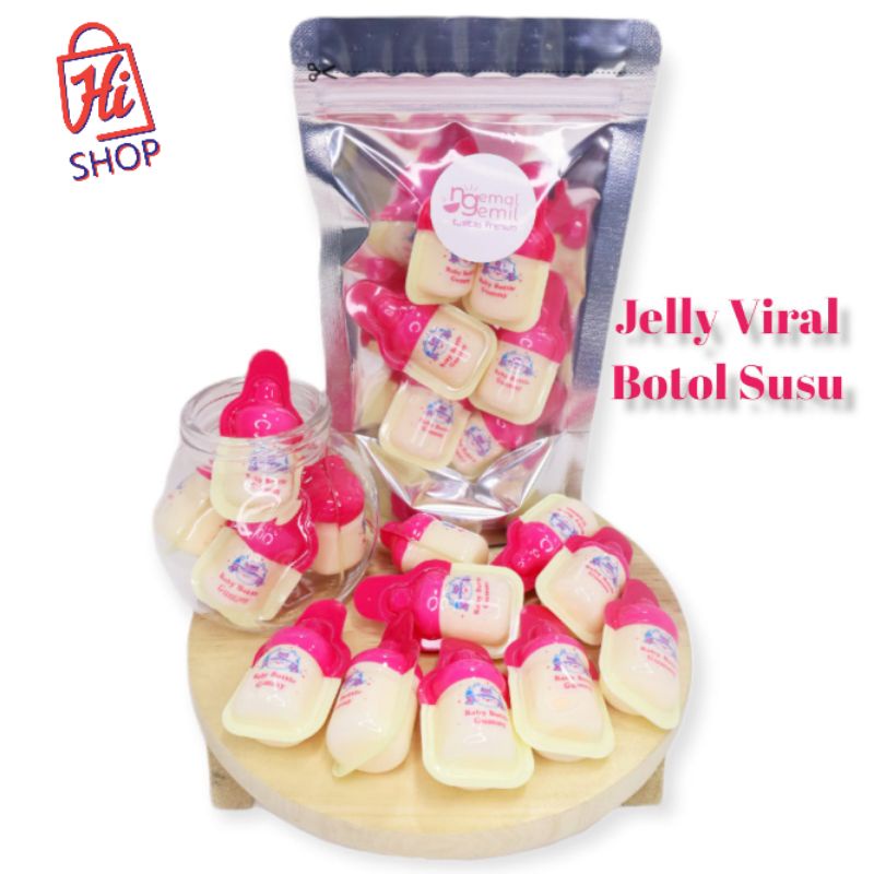 

Permen Jelly Viral Botol Susu BISA DITELAN Jelly Dot Kekinian Kualitas Premium