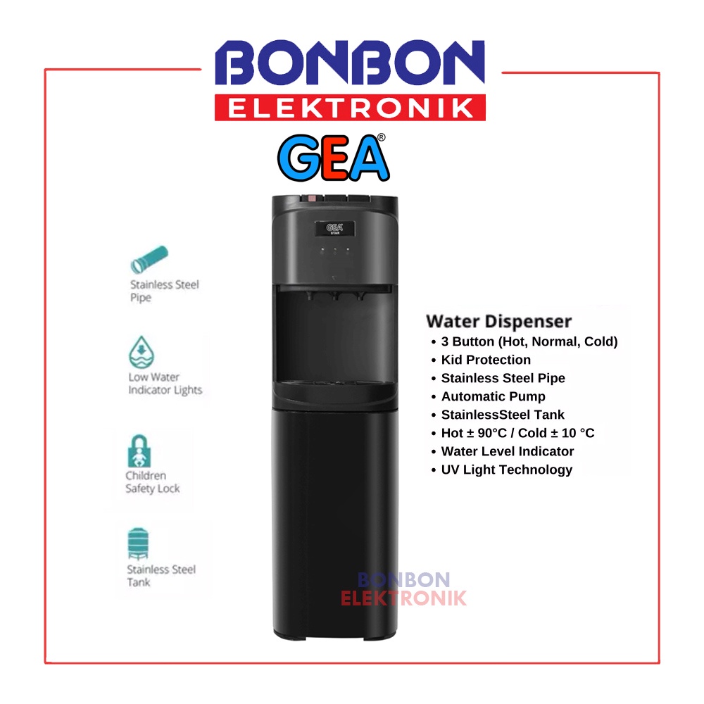 [GOSEND/GRAB] GEA Dispenser Galon Bawah STAR UV-C