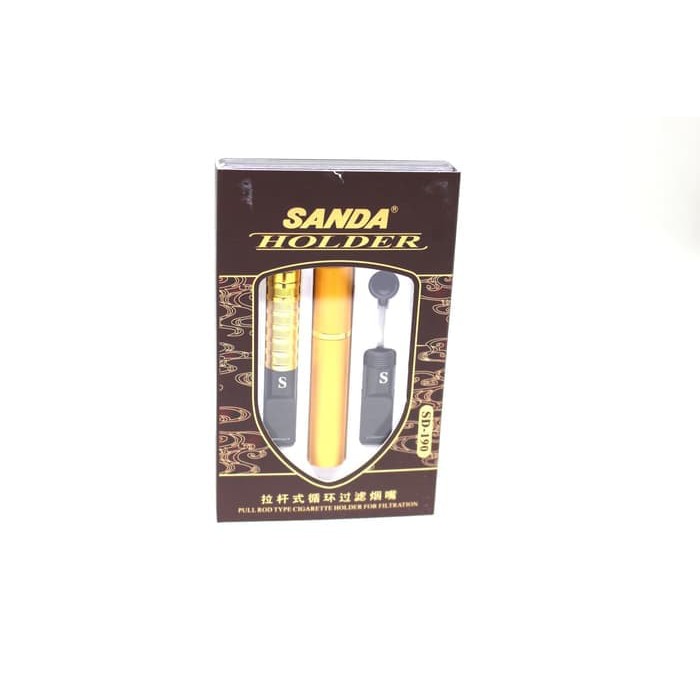 pipa PIPA ROKOK DOUBLE FILTER HOLDER, PENYARING RACUN [SANDA 190 /