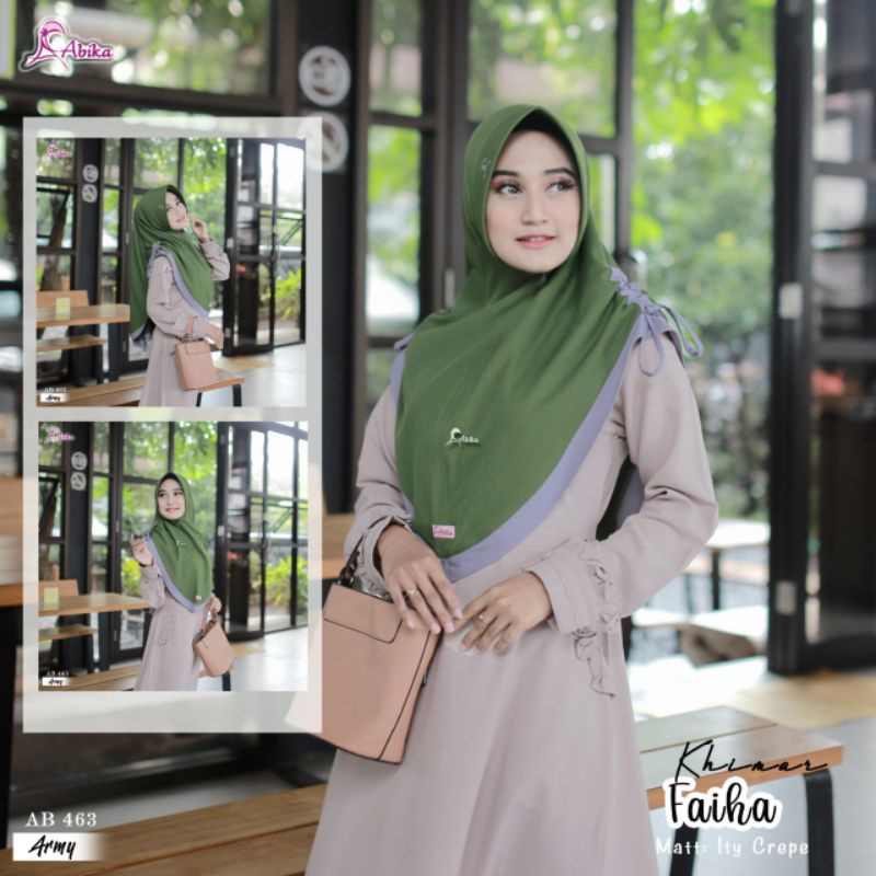 khimar faiha by abika ready stock