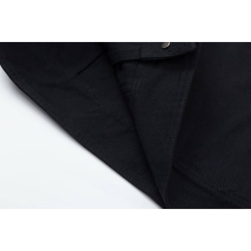 BOY27 JAKET JEANS BOY LONDON WINGS BORDIR GOLD IMPORT PRIA WANITA ASIA EROPA KOREA AMERIKA