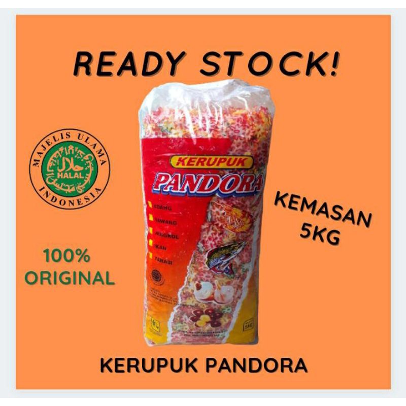

KERUPUK PANDORA TERSANJUNG 100%original 5kg