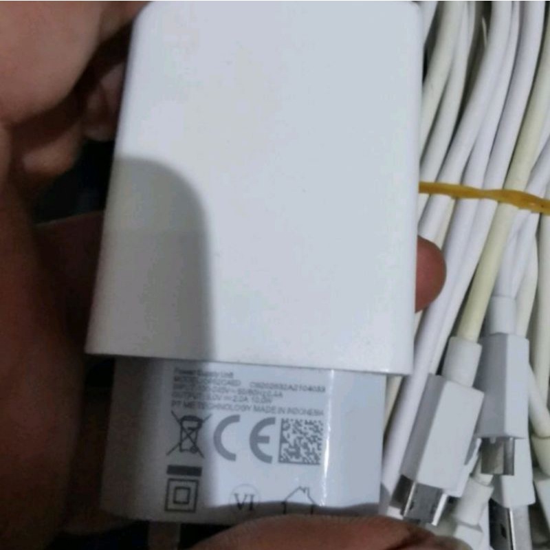 charger Oppo Copotan Seri A3s A5s a11 A12 A15 dll Original bawaan bekas tanpa kabel