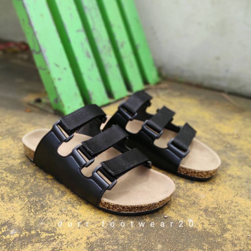 durr. 02 (dspw) K, Sandal Puyuh Casual Pria Slop, Sandal Durr footwear original branded Sandal kulit