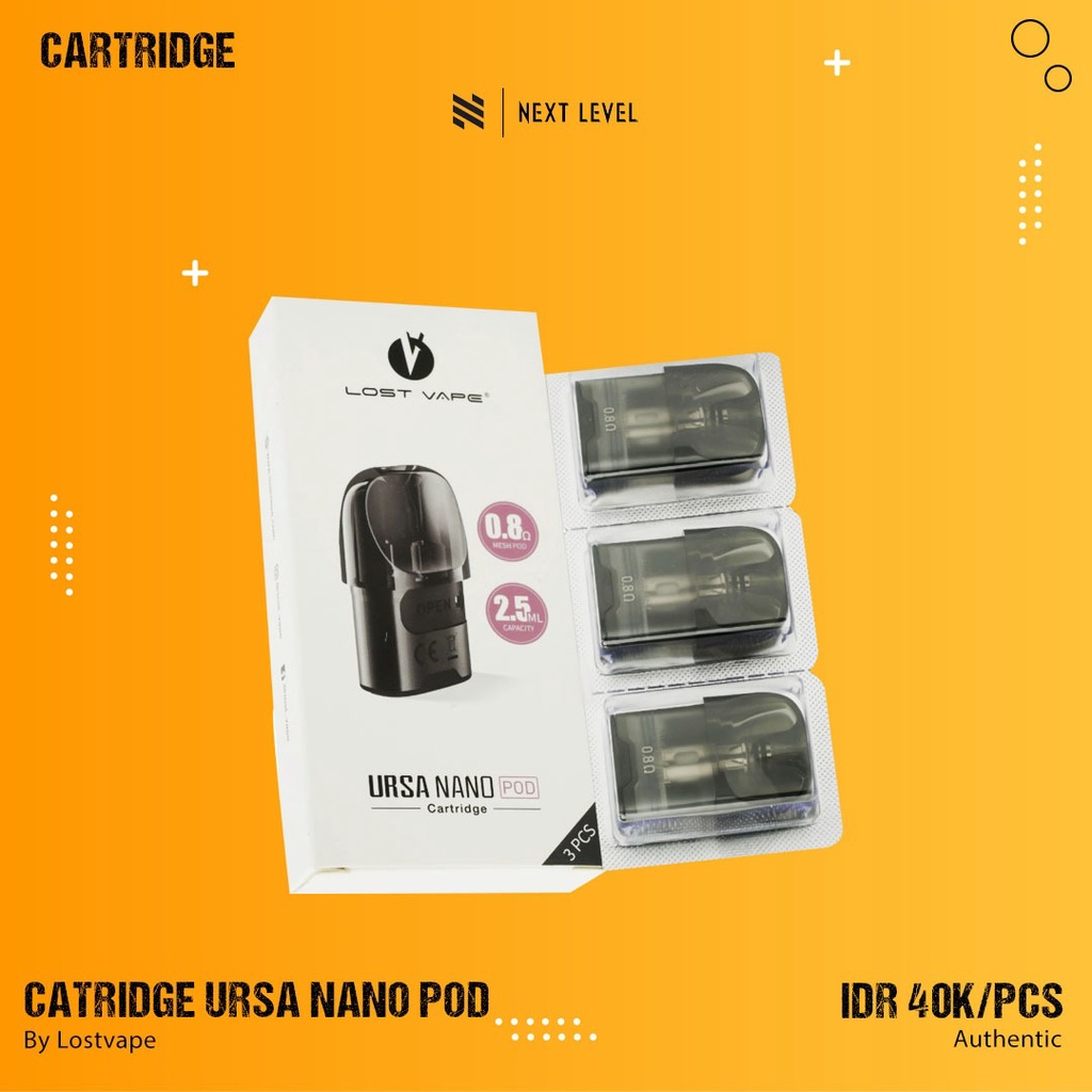 cartridge ursa nano pod replacement by lost vape   catridge   nctr