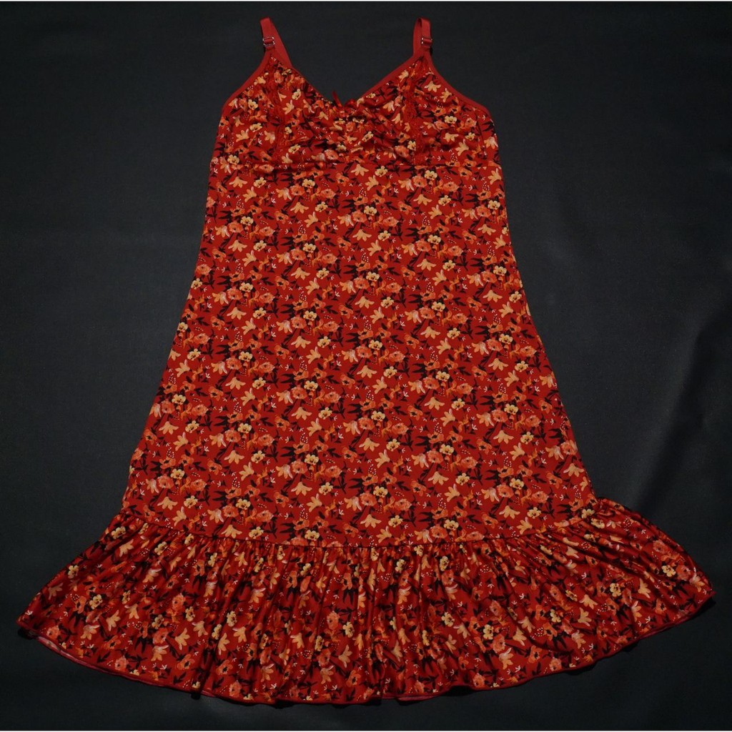 Pakaian Dalam Wanita ST.Yves Merah Motif Bunga B0088 ORIGINAL & REAL PICTURE