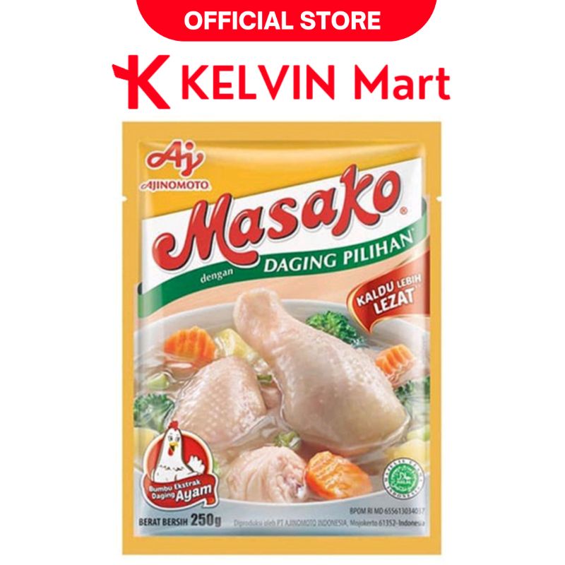 

Masako Ajinomoto Penyedap Rasa Ayam Pck 250g | KELVIN Mart