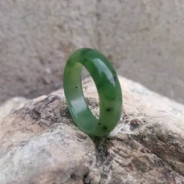 Ring cincin nefrit giok aceh oval